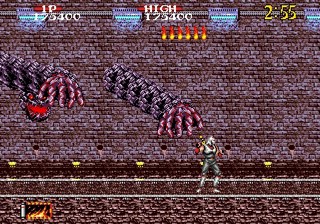 une photo d'Ã©cran de Shadow Dancer - The Secret of Shinobi sur Sega Megadrive